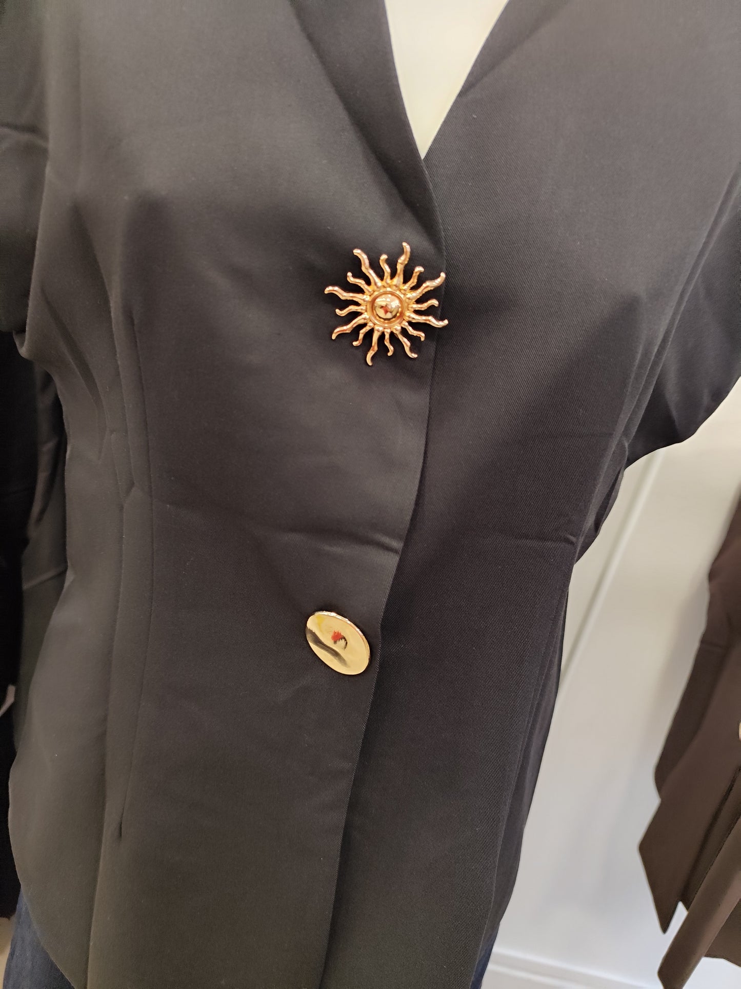 Blazer sans manche noir