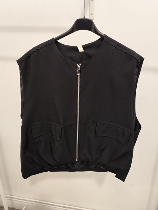 Veste sans manche noir